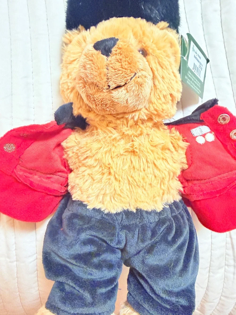 Harrods London Teddy Bear Guardsmen Plush Palace Guard Collectible Gift NWT